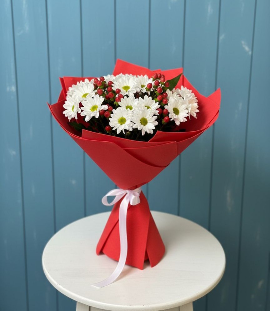 Букет цветов из: Хризантемы в Фенино