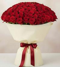 Букет 101 Красная роза Милано в Фенино