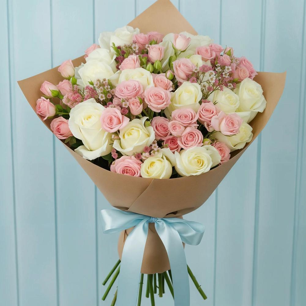 Букет цветов из: Розы в Фенино