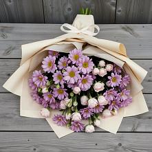 Букет цветов из:  Розы и Хризантемы в Фенино
