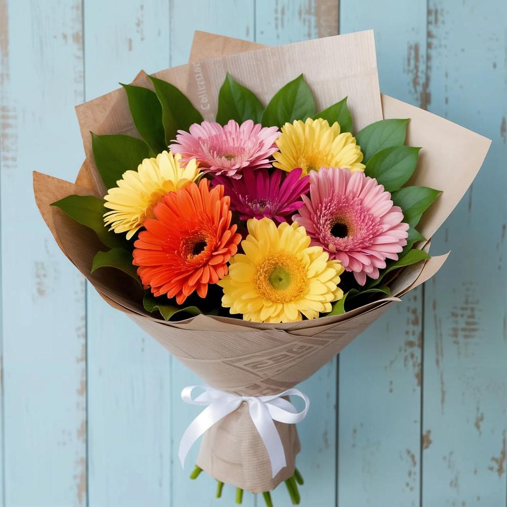 Букет цветов из: Герберы в Фенино