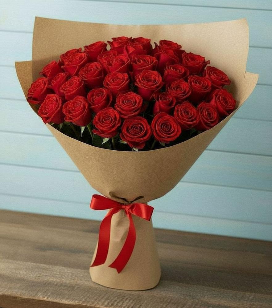 Букет Красные розы Милано в Фенино