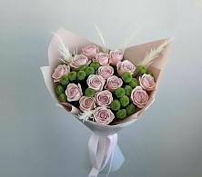 Букет цветов из:  Розы и Хризантемы #REPLACE_PRED# Фенино