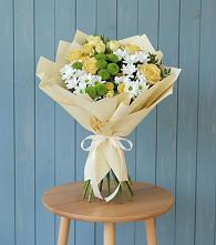 Букет цветов из:  Хризантемы и Розы в Фенино