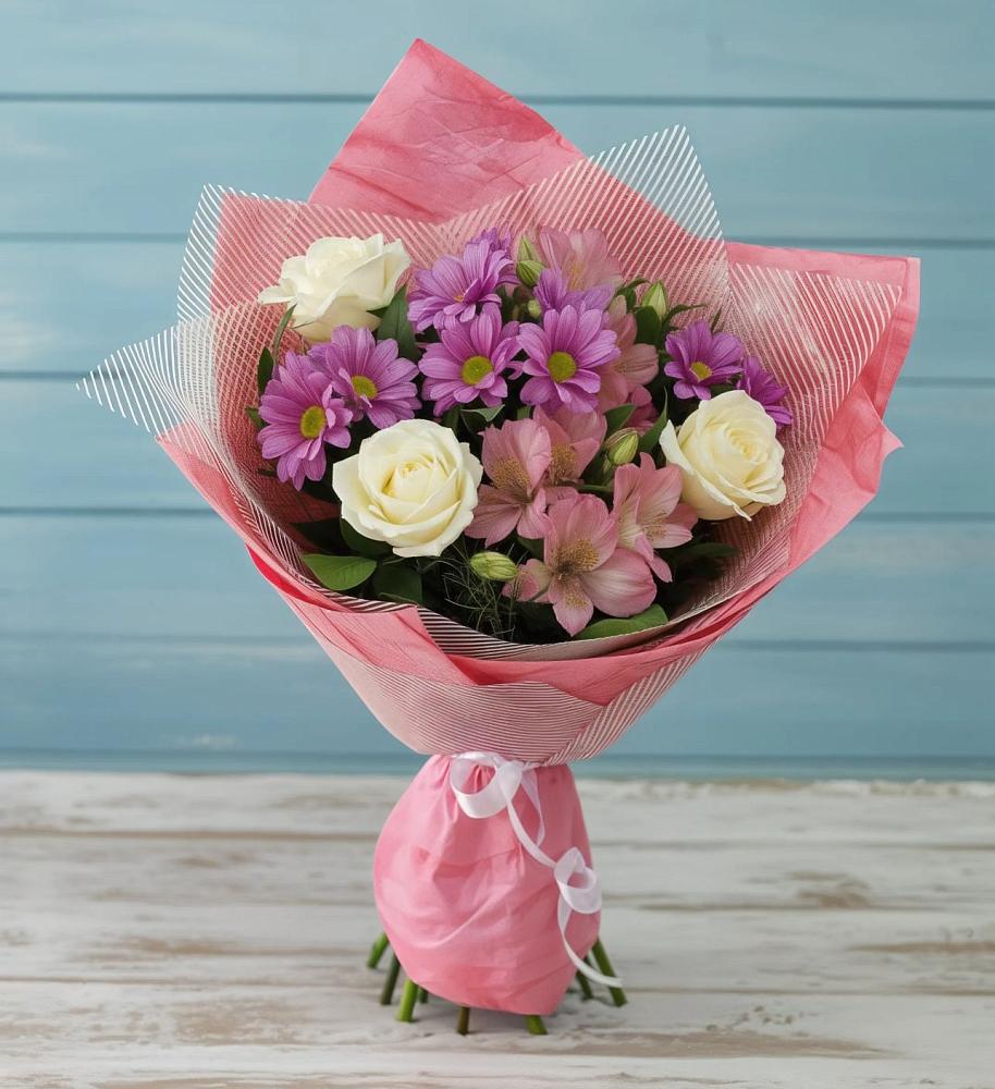 Букет цветов из: Герберы в Фенино