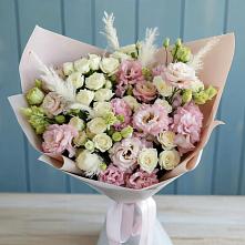 Букет цветов из:  Альстромерии и Розы в Фенино