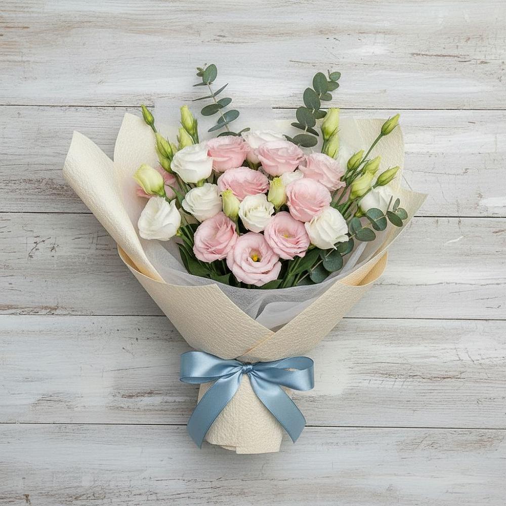 Букет цветов из: Лизиантусы в Фенино